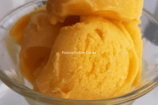 Sorbete de mango (helado de mango)