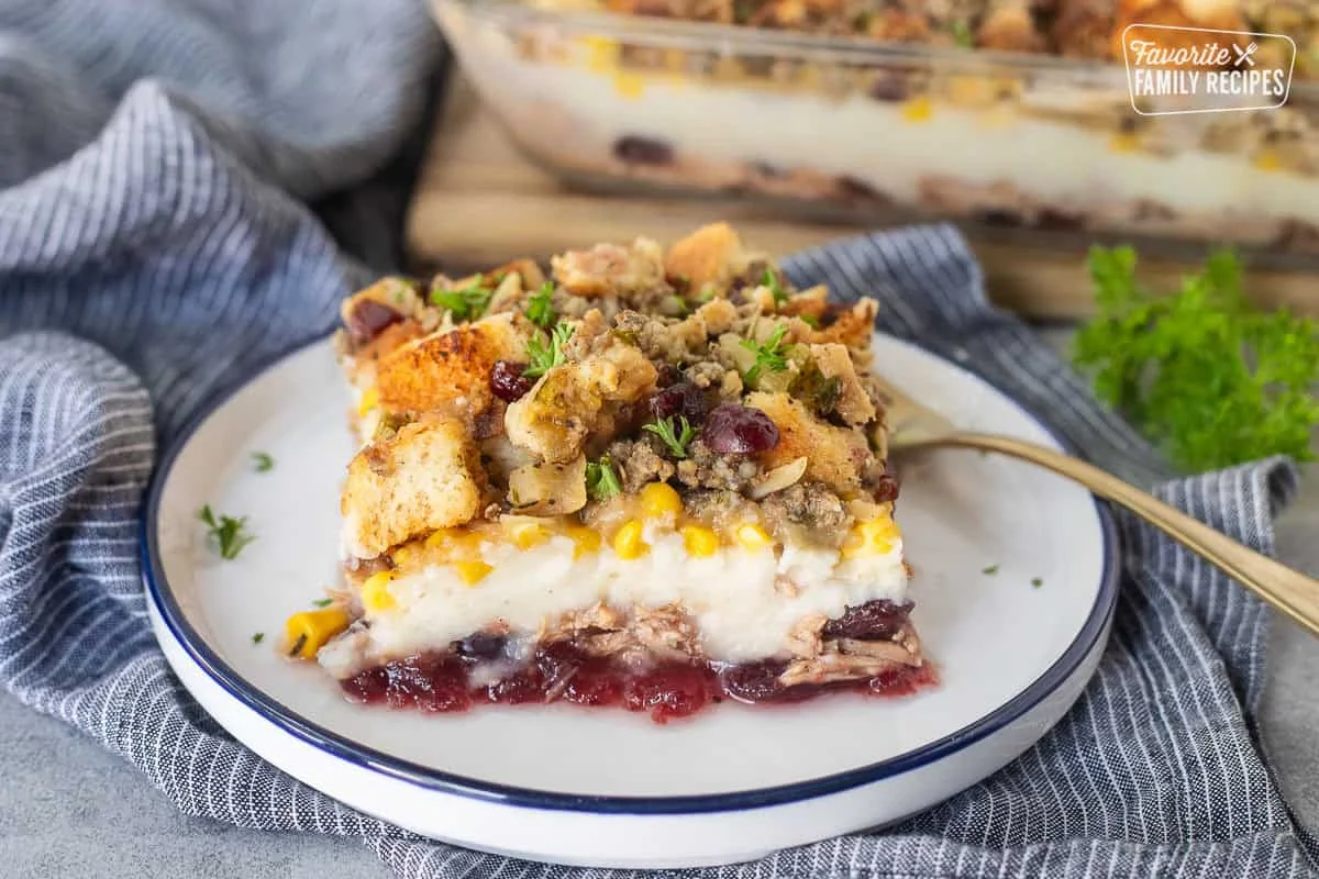 Thanksgiving Casserole (made with leftovers)