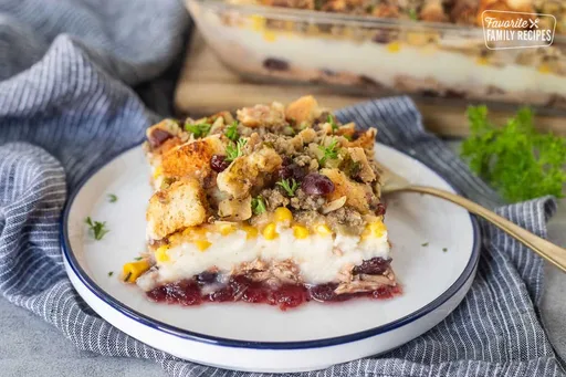 Thanksgiving Casserole (made with leftovers)