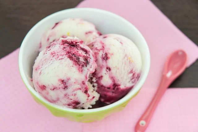 Raspberry Frozen Yogurt