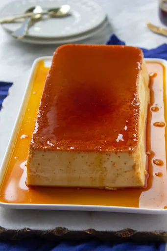 Flan de caramelo sedoso