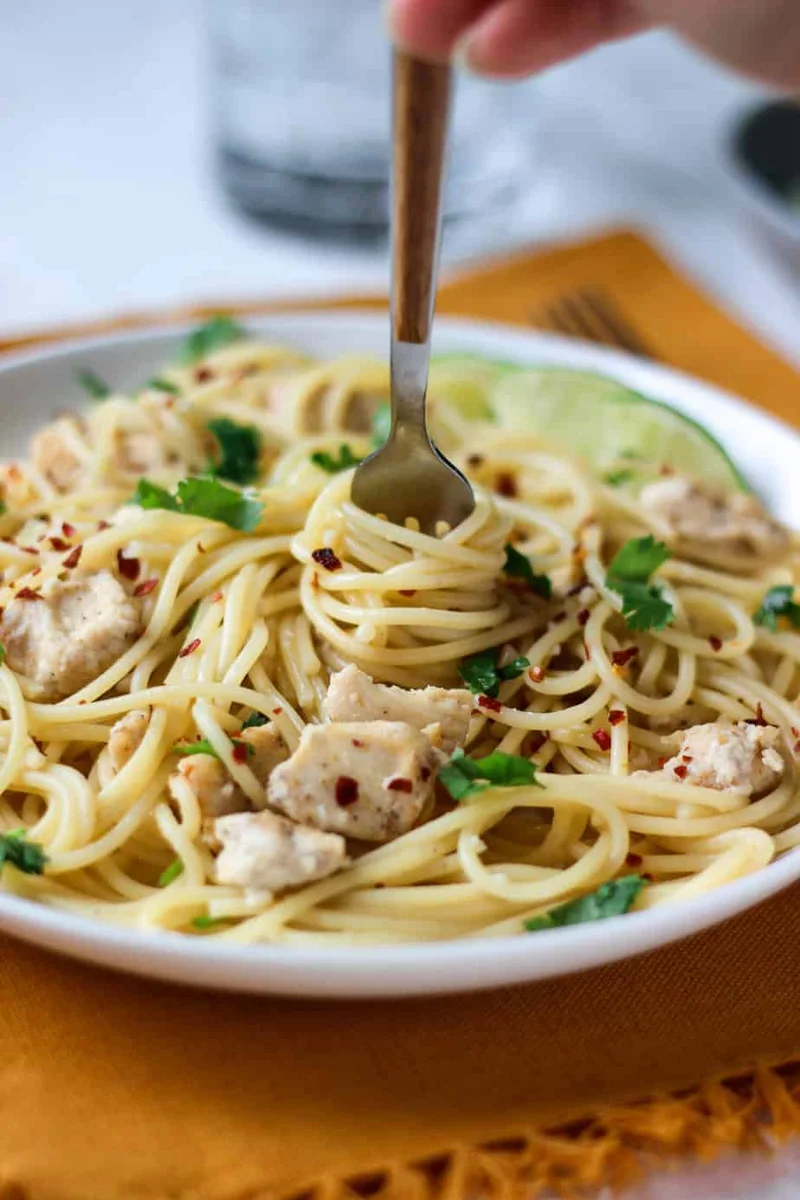 Cilantro Lime Chicken Pasta