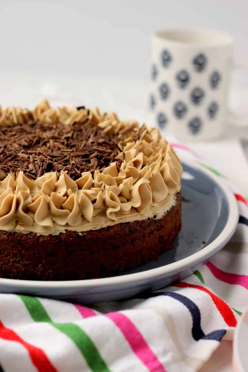 Coffee Cake with Coffee Buttercream