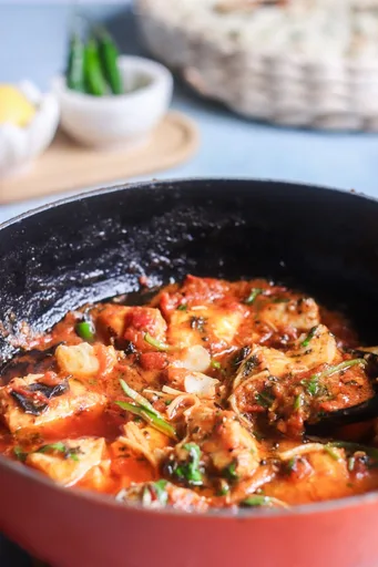 Karahi de pescado