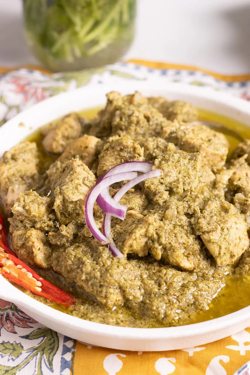 Weeknight Easy Hara Masala Chicken or Haryali Chicken