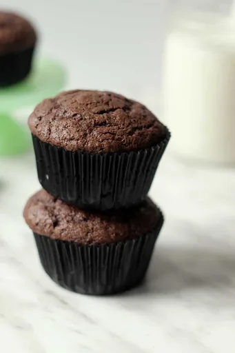 Quick Whole Wheat Chocolate Muffins