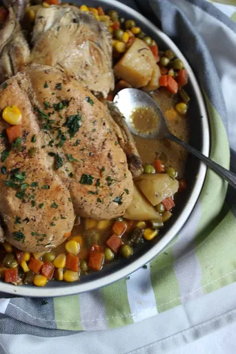 Stove top Lemon Chicken Roast