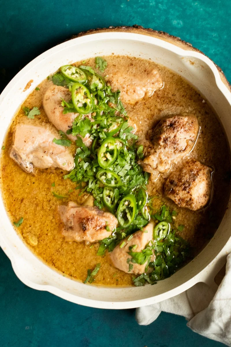 White Chicken Salan or White Chicken Curry