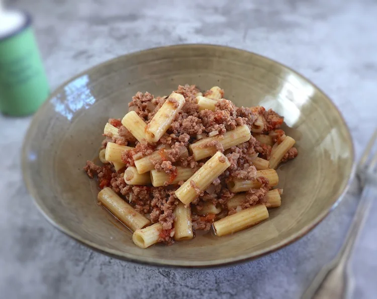 Simple Ground Meat Pasta