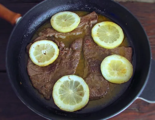 Filetes con limón y miel