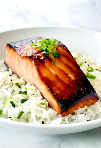 Receta de salmón al miso