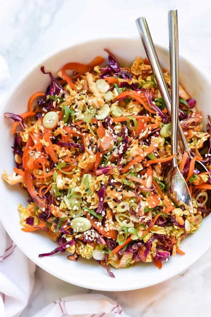 Spicy Korean Coleslaw Recipe