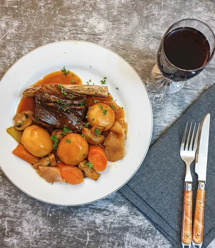 Carrillada de cerdo en salsa