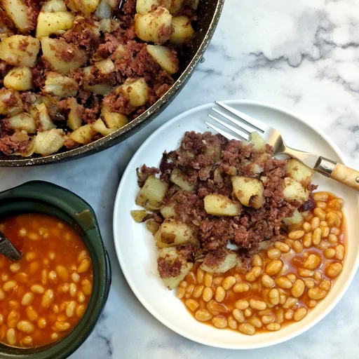 British corned beef hash.