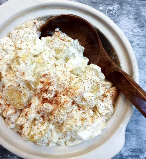 Ensalada de patata con huevo