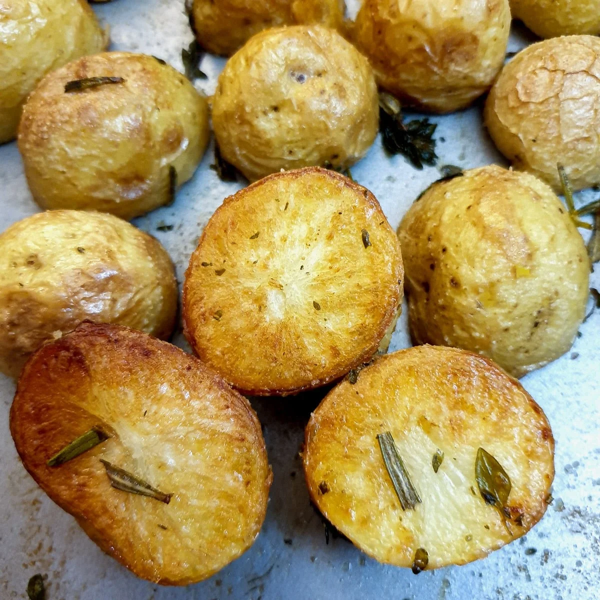 Patatas asadas crujientes fáciles