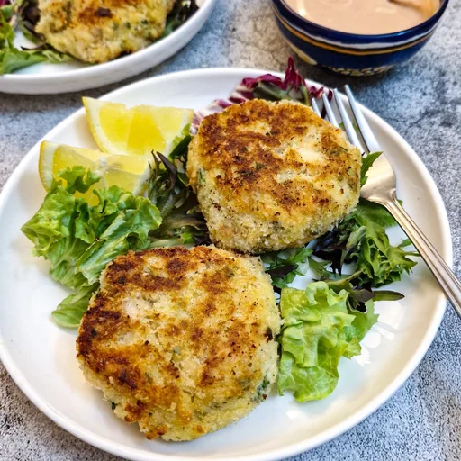 Hamburguesas de salmón fáciles