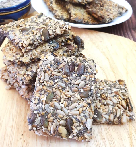 Galletas crujientes de semillas