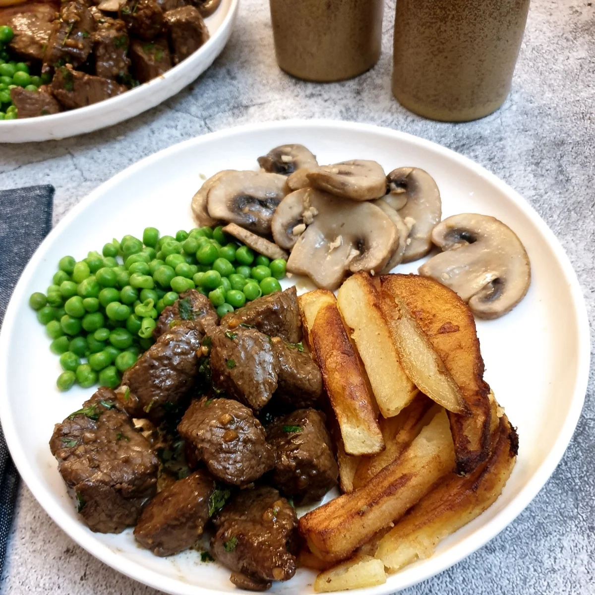 Garlic butter steak bites