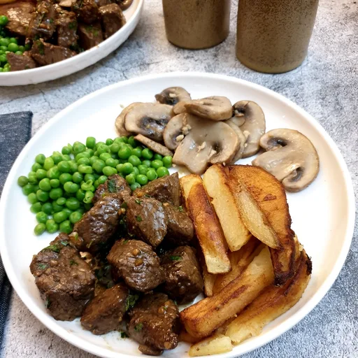 Garlic butter steak bites