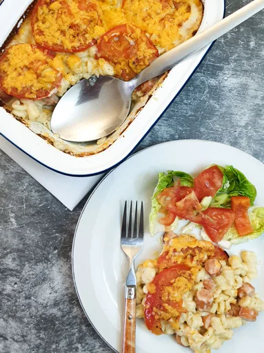 Macaroni cheese deluxe