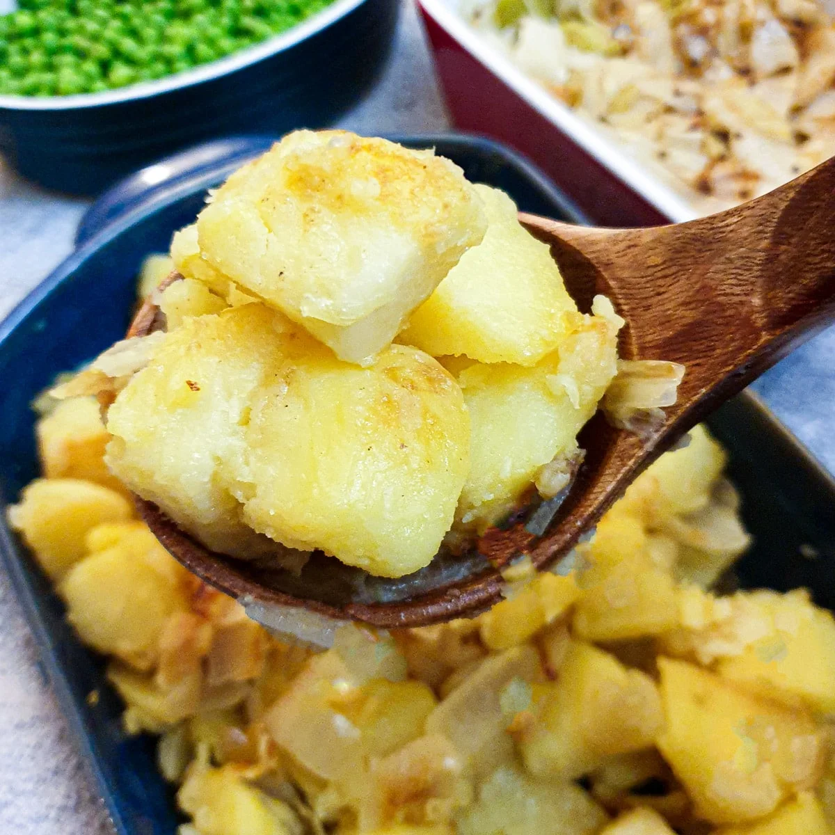 Sauteed potatoes and onions