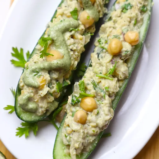 High Protein Cucumber Boats Recipe