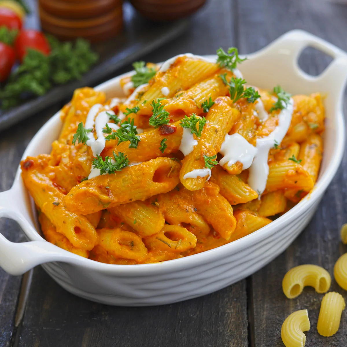 Indian Makhani Sauce Pasta Recipe