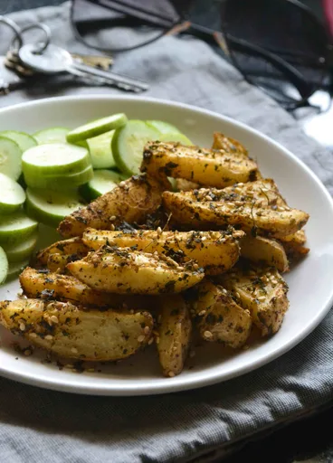 Receta de gajos de patata al horno