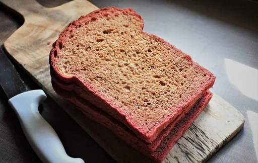 Receta de pan de molde de remolacha
