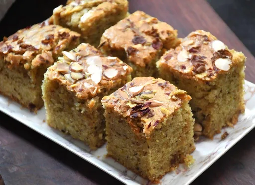 Receta de pastel de Thandai sin huevo