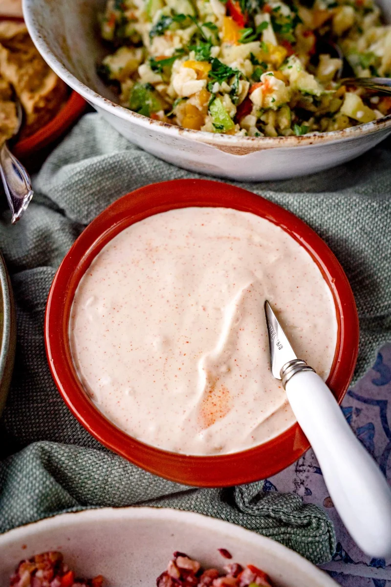 Knoblauchcreme mit und ohne Thermomix