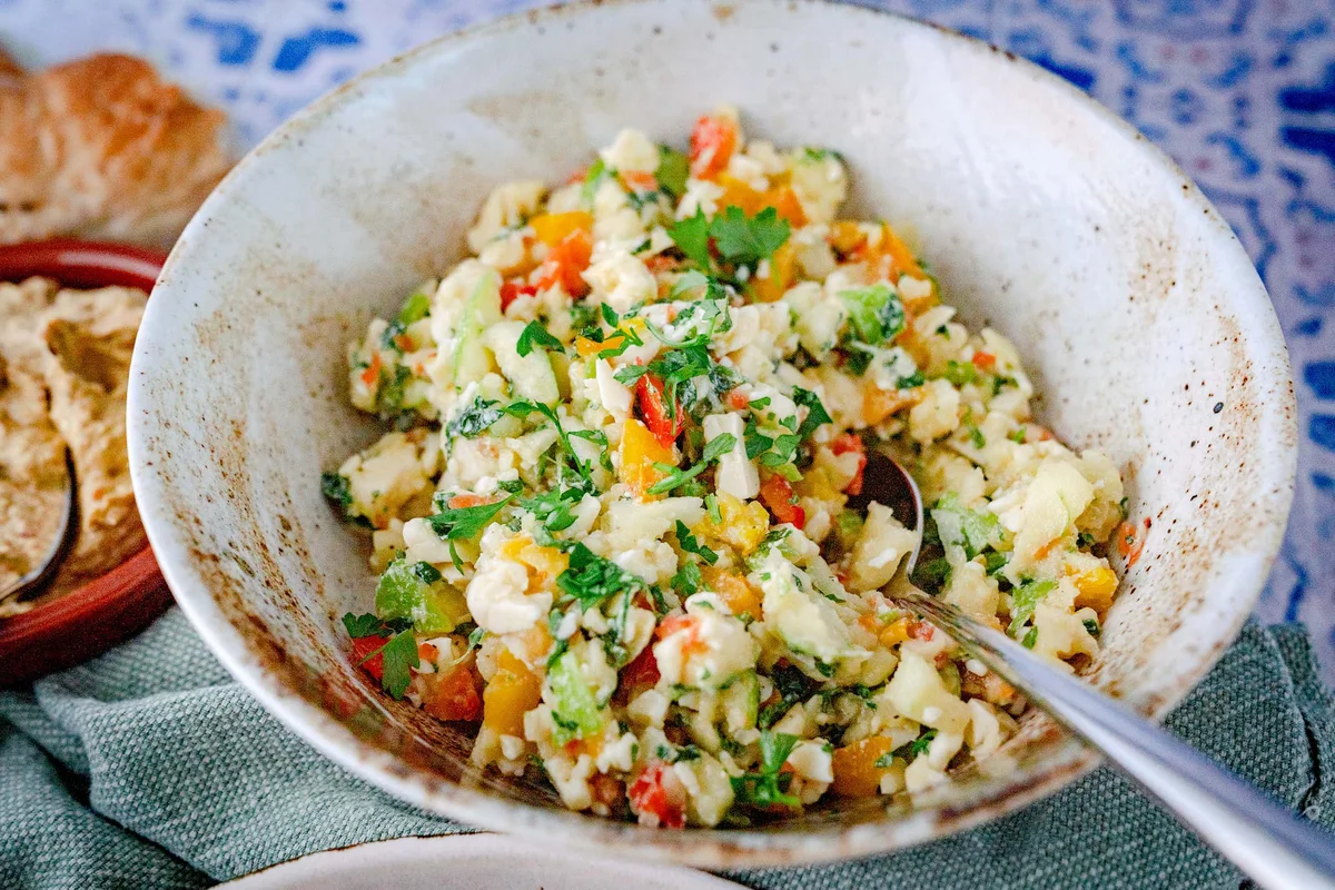 Käsesalat mit und ohne Thermomix®