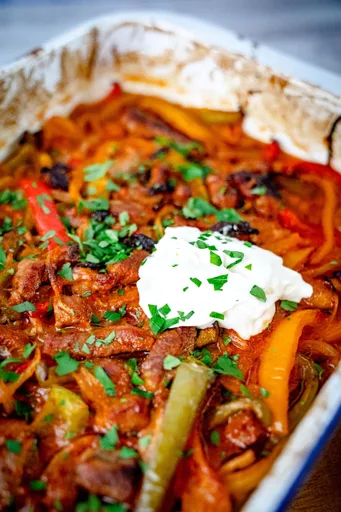 Reisfleisch mit Joghurt
