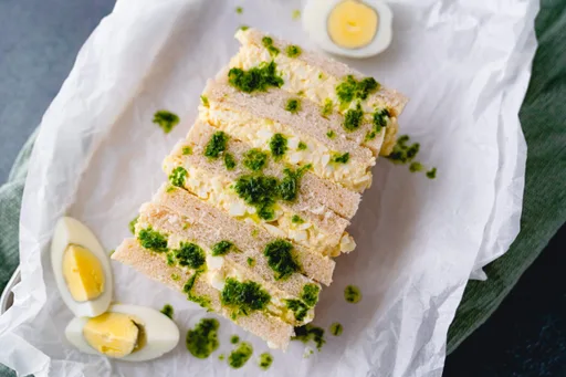 Sándwich de huevo japonés - Tamago Sando