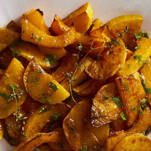 Spice-Roasted Butternut Squash with Cider Vinaigrette