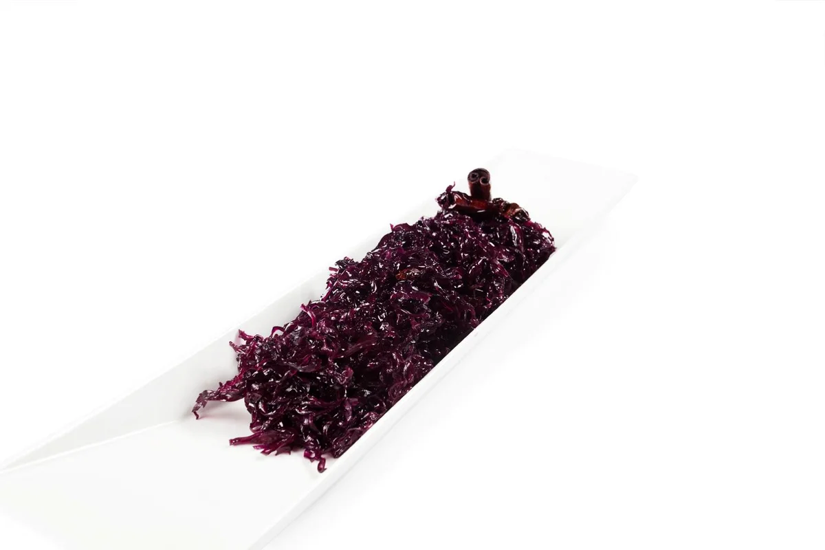 Homemade red cabbage