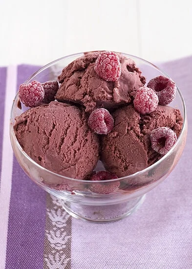 Chocolate Raspberry Ice Cream