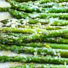 Baked Asparagus with Lemon and Parmesan