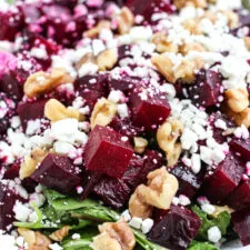Delicious Beet Salad with Goat Cheese
