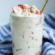 Receta básica de avena nocturna