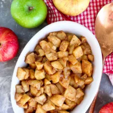Manzanas asadas sencillas