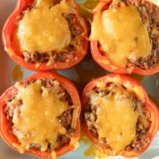 Stuffed Peppers with Ground Turkey