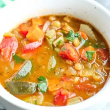 Sopa de Verduras y Lentejas