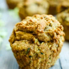 Muffins veganos de calabacín