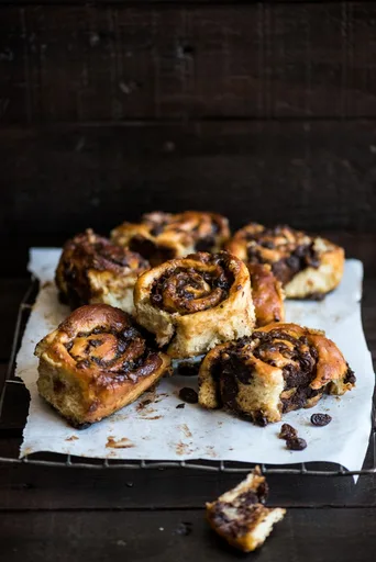Boozy Chocolate Sticky Buns