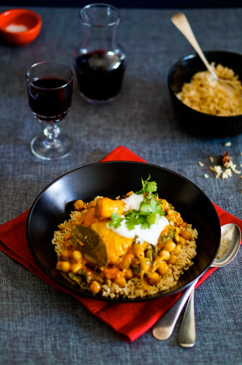 Chicken and Chickpea Coconut Curry