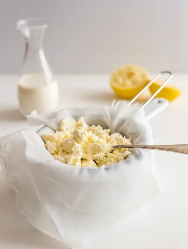Queso ricotta casero