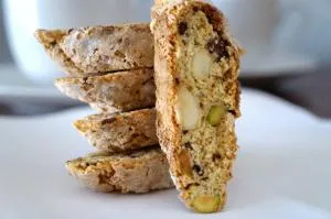 Pistachio and Dark Chocolate Cantuccini