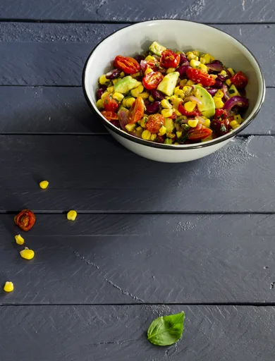 Barbecued Corn Salad